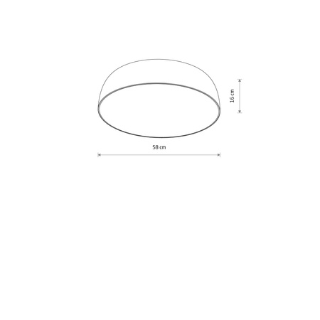 Stropní svítidlo Plafond s povrchovou montáží E27 šedé SATELLITE M 8018 Nowodvorski