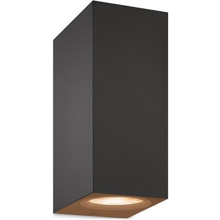 LED nástěnné svítidlo Up&Down Black 2x 5W WHITE + RGB SMART WiFi WiZ