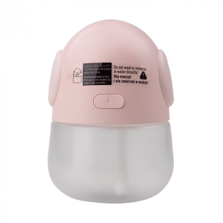 Bezdotykový dávkovač dětského mýdla růžový USB dobíjecí 1200mAh MARY'S SLONK