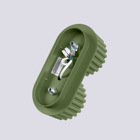 Svítidlo pro povrchovou montáž 2x GX53 Aluminium Green Olive Aura Deep Space SL.1798 Sollux