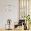 Závěsná LED lampa 35W 4600lm 4000K neutrální 120° zlatá LEA Sanico Goldlux