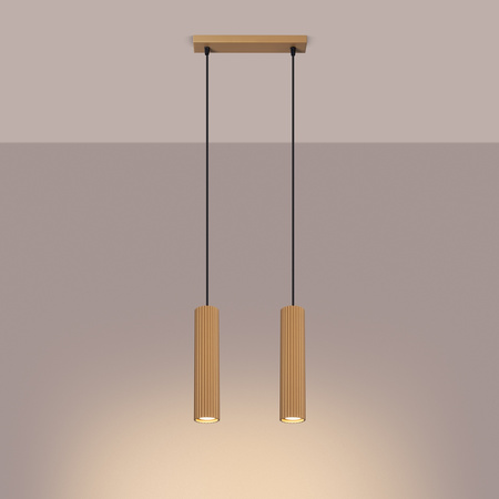 Stropní závěsné svítidlo Tuba Spot 2x GU10 Gold Carbon Deep Space SL.1555 Sollux