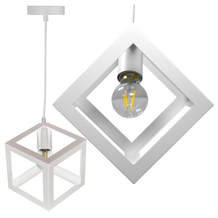 Geometrické IL MIO SWEDEN Stropní svítidlo 1xE27 Bílá - GOLDLUX (Polux)