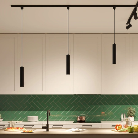 Adaptér pro jednofázové přípojnice LED osvětlení černý EasyLink Philips