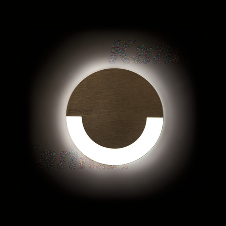 Schodišťové svítidlo LED 0,8W 13lm 3000K Warm Round Black Sola Kanlux