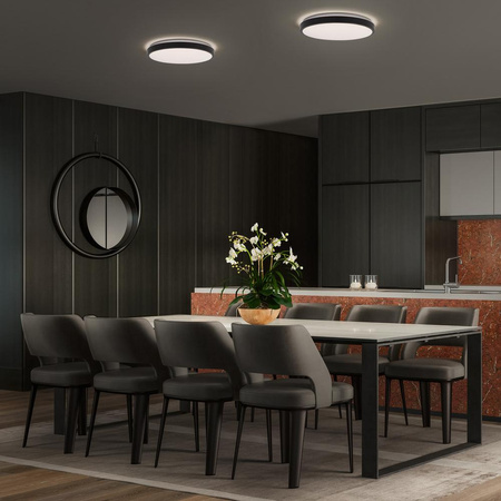 Plafond LED stropní svítidlo pro povrchovou montáž 16W 1000lm 3000K Warm Black 28cm Orbis Ledvance