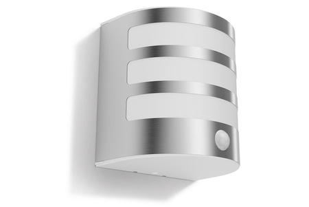 LED zahradní nástěnná lampa CALGARY IR myGarden 3.5W 2700K IP44 s pohybovým senzorem Silver PHILIPS