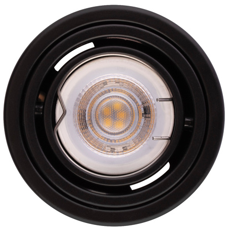 Přisazené svítidlo HALOGEN Aluminium Black SPOT TUBE 10cm pro LED GU10 Bellalux