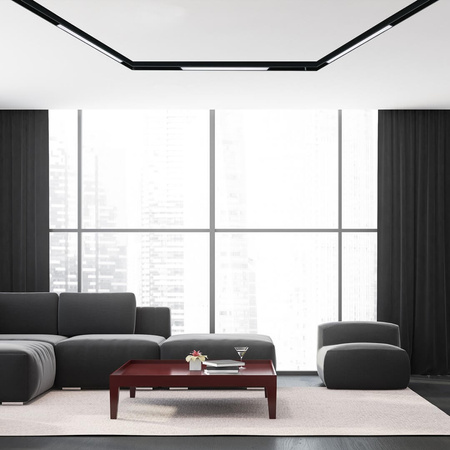 LED Line Rail Light 10W 4000K pro MAGNETIC TRACK Milagro Black