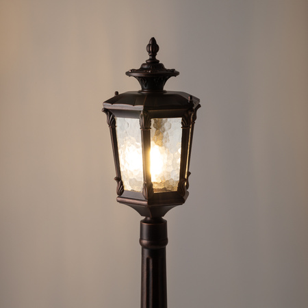 Venkovní zahradní lampa AMUR I 4694 E27 IP44 měděný sloup Nowodvorski