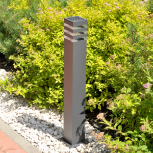 GOLDLUX (Polux) LED E27 TEKSAS grafitová stojací lampa 74cm