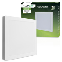 LED stropní svítidlo pro povrchovou montáž 24W Square 4000K GLOW White LUMILED