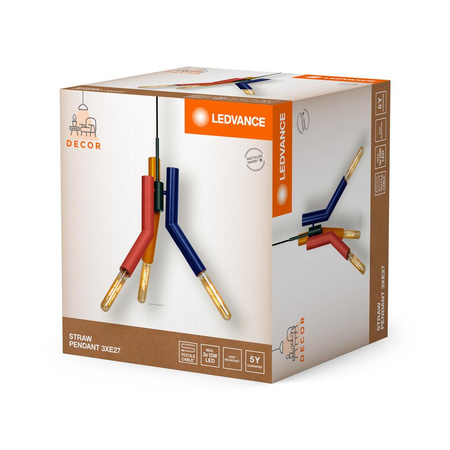 Dekorativní stropní závěsné svítidlo E27 Vícebarevný dekor Ledvance