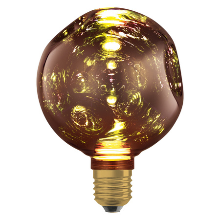 LED žárovka E27 Sphere 3,5W 300lm 2700K teplá bílá Decorative Pink ELECTRO GLASS SMALL Osram