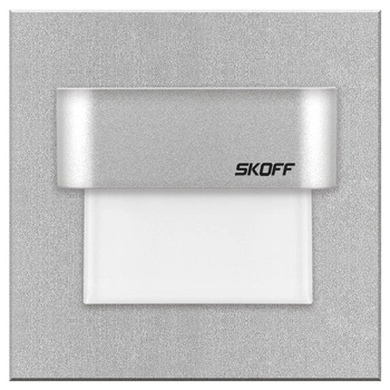 LED svítidlo na schodiště 0.8W 3000K 10V DC IP20 hliník TANGO Skoff