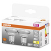 2x LED PAR16 s reflektorem GU10 2,6W = 35W 230lm 2700K teplá bílá 36° STAR Osram