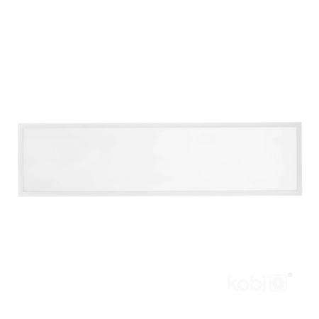 Povrchový LED panel 36W 4320lm 4000K 90° neutrální UGR<19 bílá 30x120cm Capri Pro Kobi