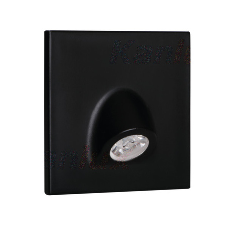 LED schodišťové svítidlo MEFIS Black 0,7W 35lm 4000K Neutral 12V Kanlux