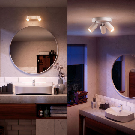 Nástěnné svítidlo GU10 Nástěnné svítidlo IP44 Bílé Kosipo Philips