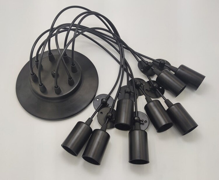 8x E27 Závěsná stropní lampa, Pavouk ARANE LUMILED