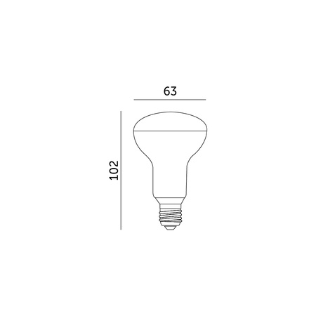 LED žárovka E27 Ball 8W 700lm 6000K Cold 120° Kobi