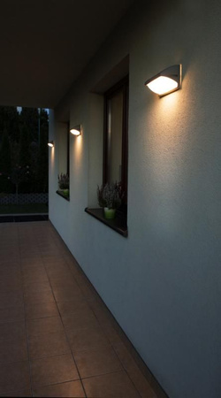 Venkovní zahradní fasádní svítidlo LED nástěnné svítidlo Nelly TO2008 AL E27 Su-Ma