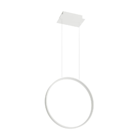 LED závěsné stropní svítidlo RIO 30W 4000K Overhang Round 55cm White SOLLUX