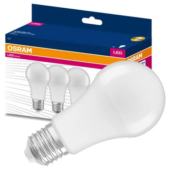 3x LED žárovka E27 A60 13W = 100W 1521lm 3000K Teplá bílá 200° OSRAM HODNOTA