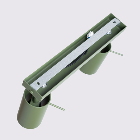 Bodové reflektorové stropní svítidlo Tuba 2x GU10 Olive Ring Bittersweet Shimmer SL.1501 Sollux