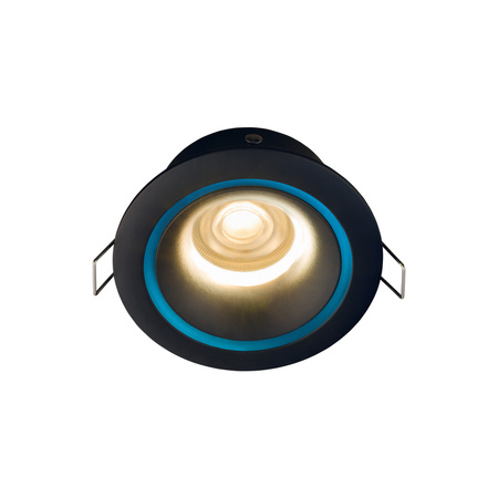 HALOGENOVÉ svítidlo Hermetický podhled pod omítku FOXTROT 8374 GU10 černá IP54 PEVNÉ