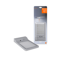 LED reflektor 3W 320lm 4000K Silver se senzorem pohybu a soumraku LEDVANCE DOORLED Solar