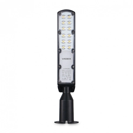 Venkovní pouliční lampa LED 30W 3000lm 5000K Neutral IP65 IK07 Black Videx