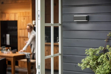 Zahradní lampa LED nástěnná lampa STRATOSPHERE myGarden 2x4.5W 4000K IP44 Horní-spodní antracit PHILIPS