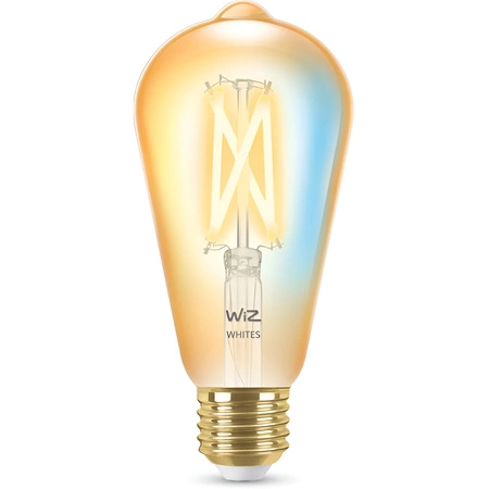 LED žárovka E27 Edison ST64 7W = 50W 640lm 2000-5000K TW FILAMENT Amber Smart SMART WiFi Bluetooth App WiZ