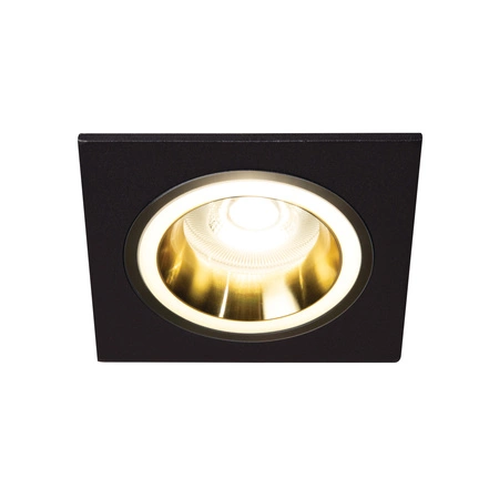 Halogenové bodové svítidlo LED GU5.3 GU10 Square Gold Black Feline Kanlux Flush Mount