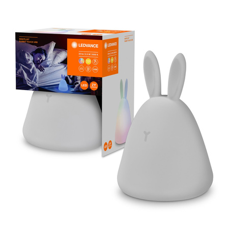 Dětská noční lampa citlivá na dotyk RABBIT LED 2.5 W Teplá bílá WHITE + RGB Nightlux Touch Rabbit LEDVANCE