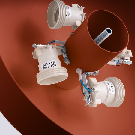 LED stropní svítidlo 4x E27 Ochre Red OMIQ Crimson SL.1681 Sollux