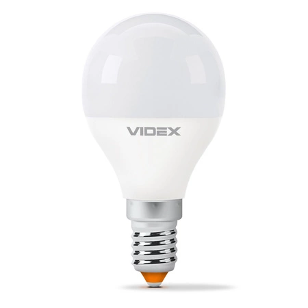 LED žárovka E14 G45 Ball 7W = 50W 630lm 3000K Warm 240° Videx