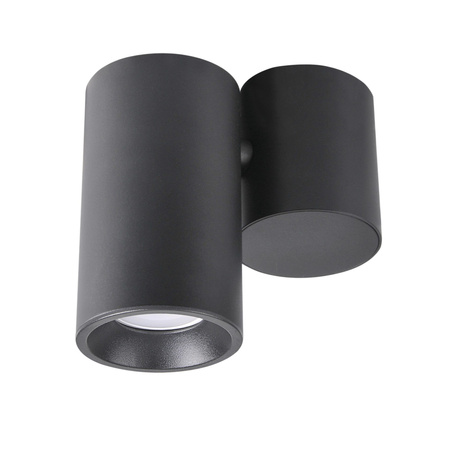 Přisazené stropní svítidlo HOBRO GU10 Spot Tube Movable Black GOLDLUX (Polux)