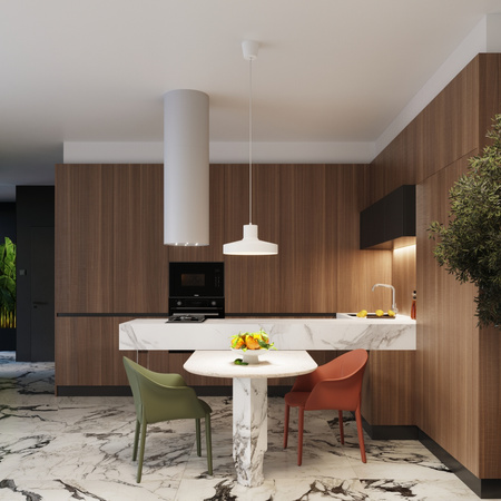 Bílá závěsná lampa E27 BILO Crimson SL.1702 Sollux