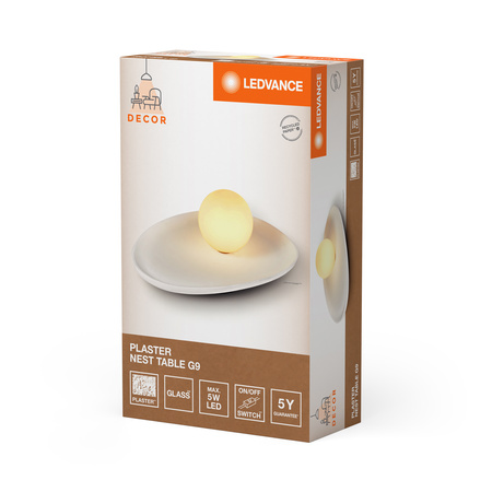 Stolní lampa Stolní svítidlo Stojací dekorativní G9 Bílá USB-C Dekor Ledvance