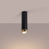 Stropní svítidlo Tuba Spot GU10 Black Gold Nero Bittersweet Shimmer SL pro povrchovou montáž.1411 Sollux