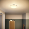 Plafond LED stropní svítidlo SUEDE 12W 2700K 28cm bílé kulaté PHILIPS