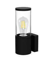 Zahradní lampa LED nástěnná lampa WELLINGTON E27 IP44 Černá RABALUX
