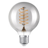 Dekorativní LED žárovka G80 Sphere E27 7,8W = 30W 360lm 1800K Warm 320° Smoke Filament Dimmable Vintage 1906 Osram