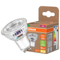 LED žárovka PAR16 Reflector GU10 3,3W = 65W 600lm 2700K Warm 100° 182lm/W ENERGETICKÁ ÚSPORNOST Osram