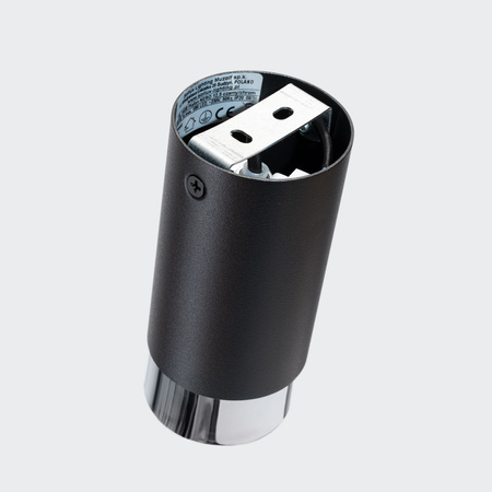 Stropní svítidlo Tuba Spot GU10 Black Chrome Nero Bittersweet Shimmer SL pro povrchovou montáž.1408 Sollux