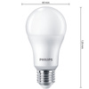6x LED žárovky E27 A65 13W = 100W 1521lm 2700K teplá bílá 150° PHILIPS