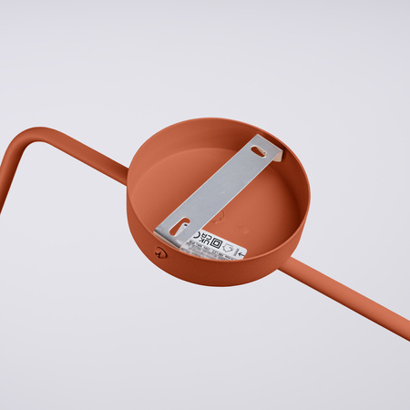 Nástěnné svítidlo E14 Ochrová červená NOX Crimson SL.1701 Sollux