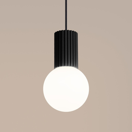 Závěsná lampa Závěsná lampa G9 kulatá černá moderní matná Halo Sollux